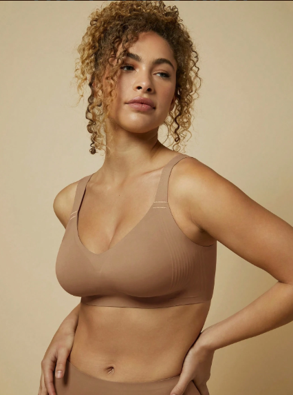 Sujetador Luvlette 2NDSKIN plus cobertura total marron talla XL